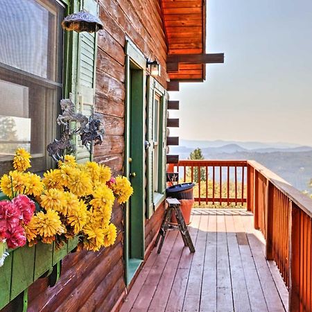 Stunning Log Cabin With Great Views, Firepit, Deck Near Twain Hart Sonora Exteriör bild