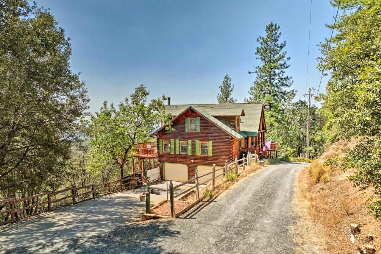 Stunning Log Cabin With Great Views, Firepit, Deck Near Twain Hart Sonora Exteriör bild