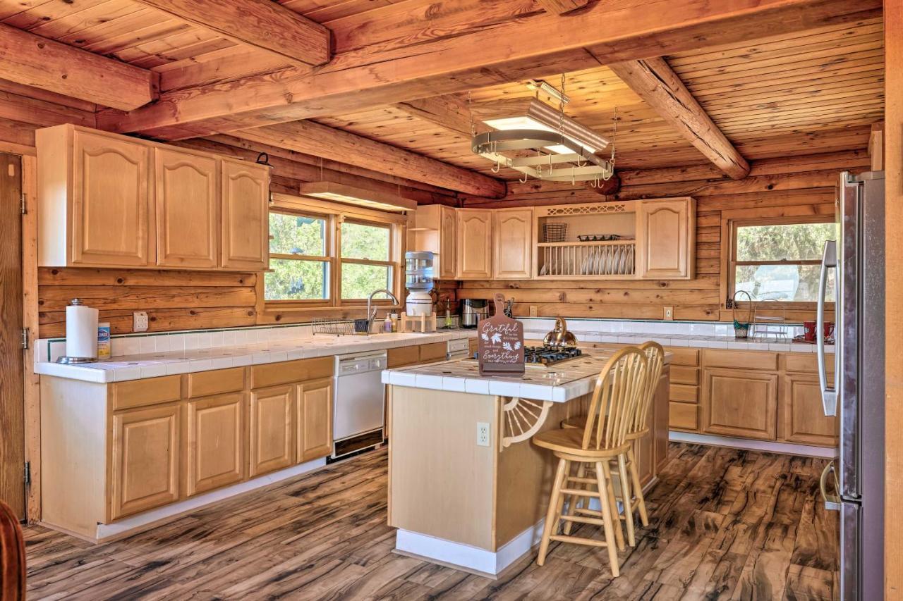 Stunning Log Cabin With Great Views, Firepit, Deck Near Twain Hart Sonora Exteriör bild