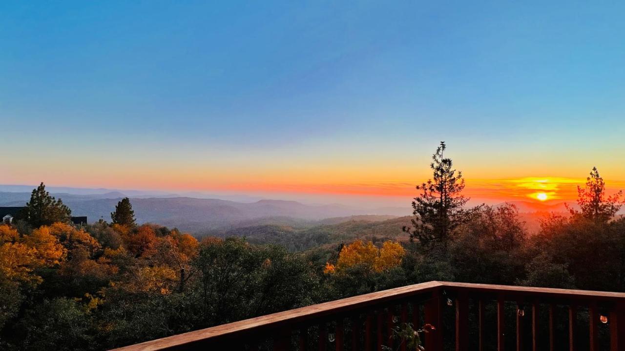 Stunning Log Cabin With Great Views, Firepit, Deck Near Twain Hart Sonora Exteriör bild